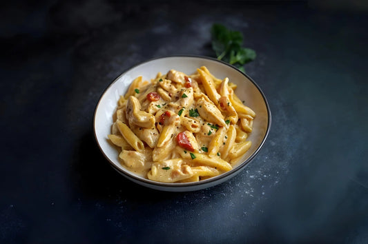 CREAMY GARLIC CHICKEN PASTA: A FLAVORFUL RECIPE FEATURING BAQA FOODS’ GARLIC PASTE